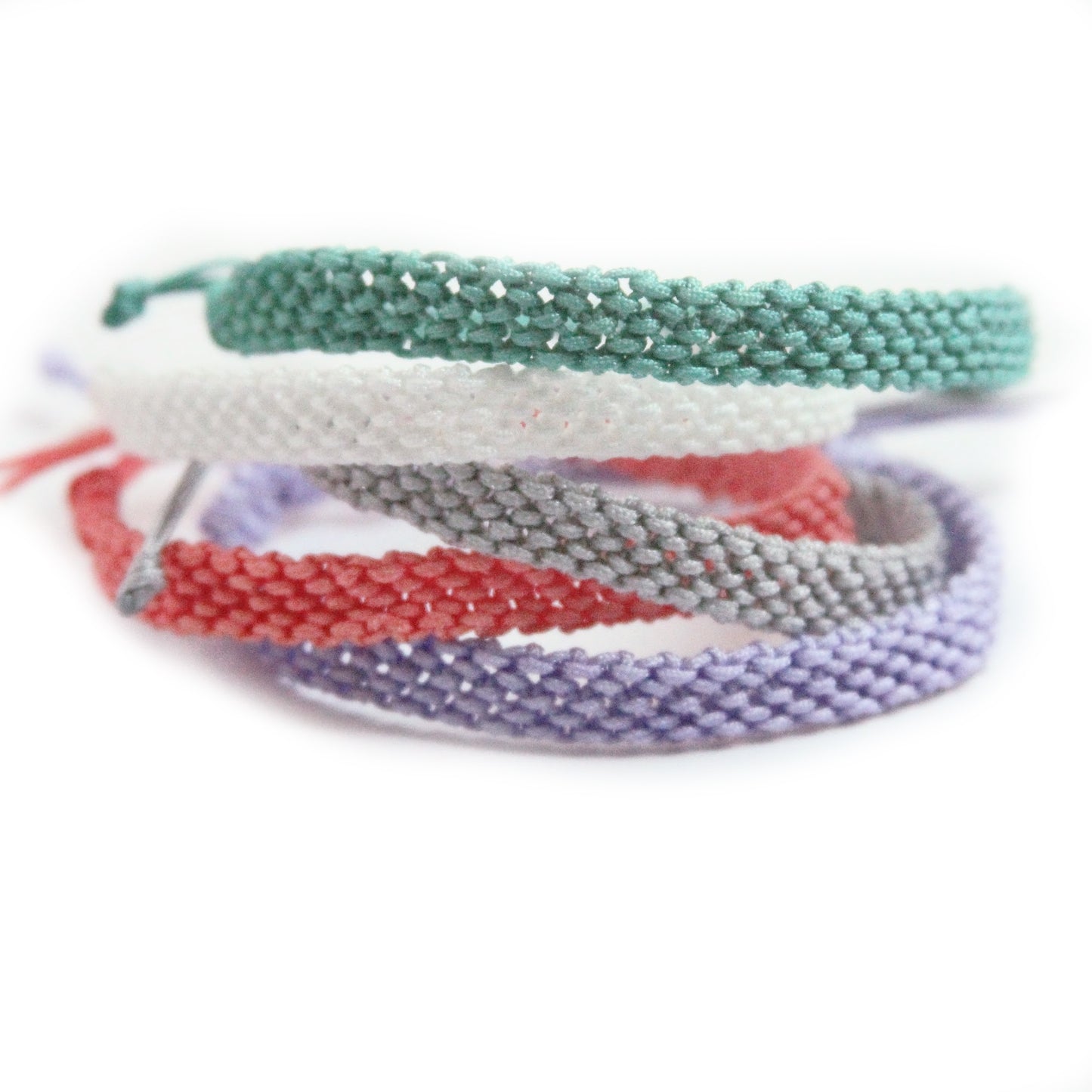BOOho Single Color Knotted Bracelet