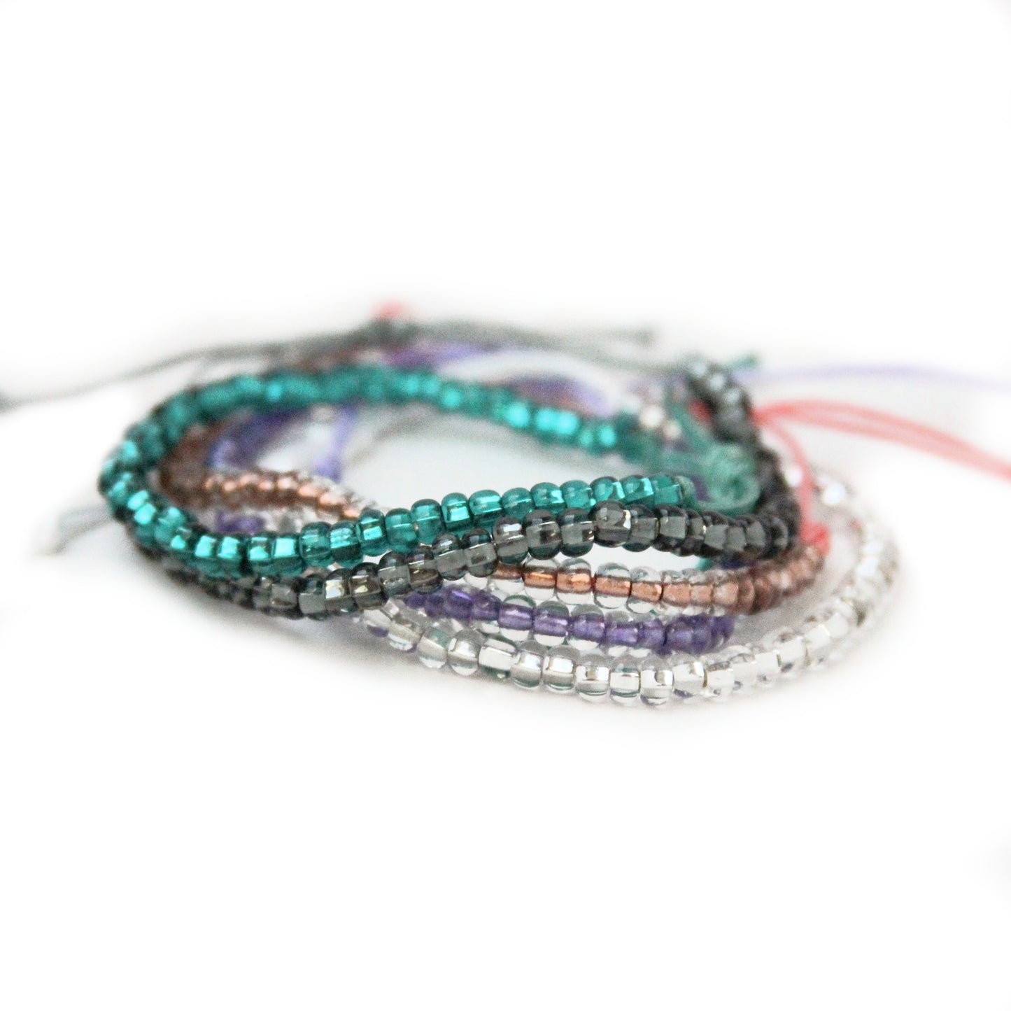 BOOho Single Strand Beaded Bracelet