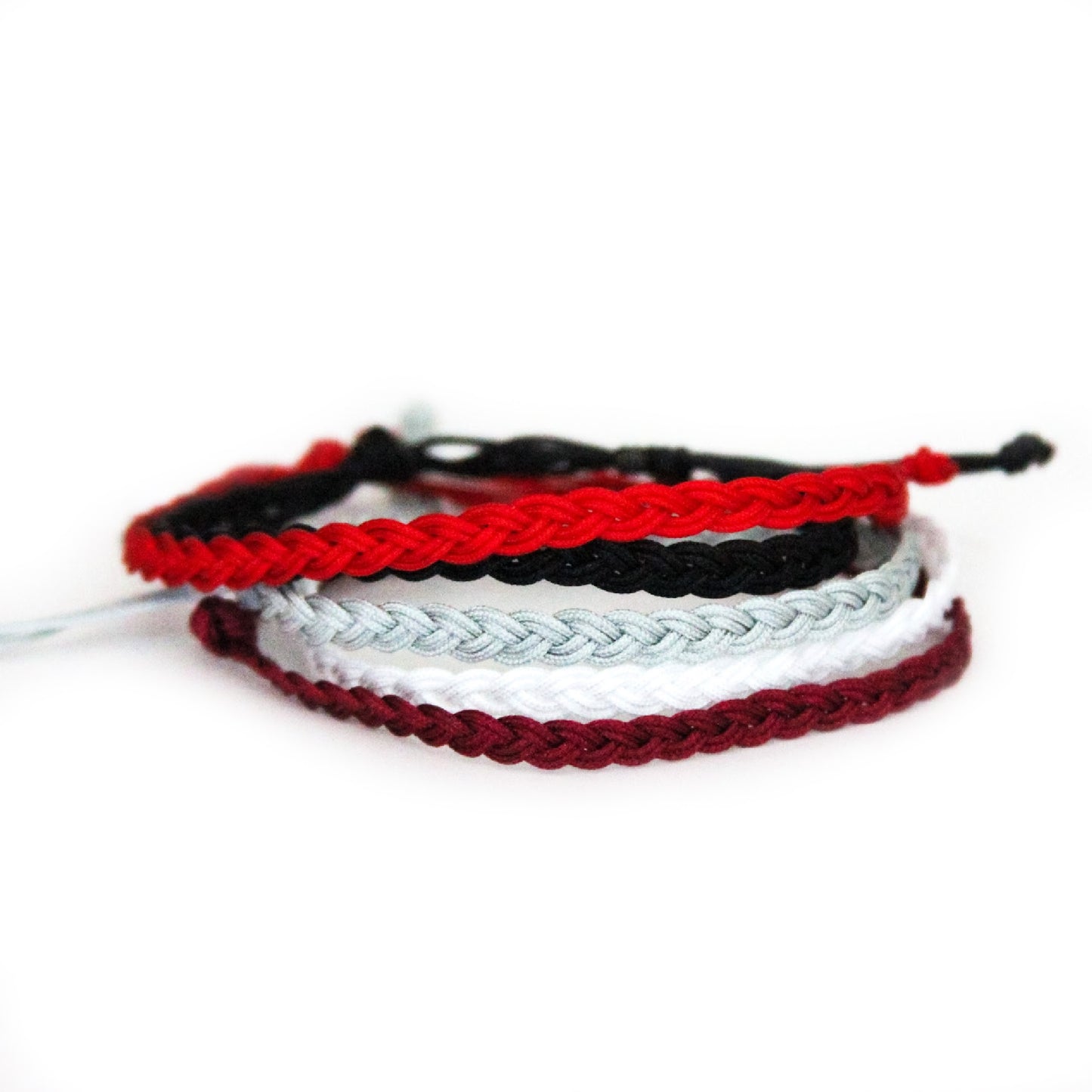 Bloody Sunday Single Color SKINNY Braided Bracelet