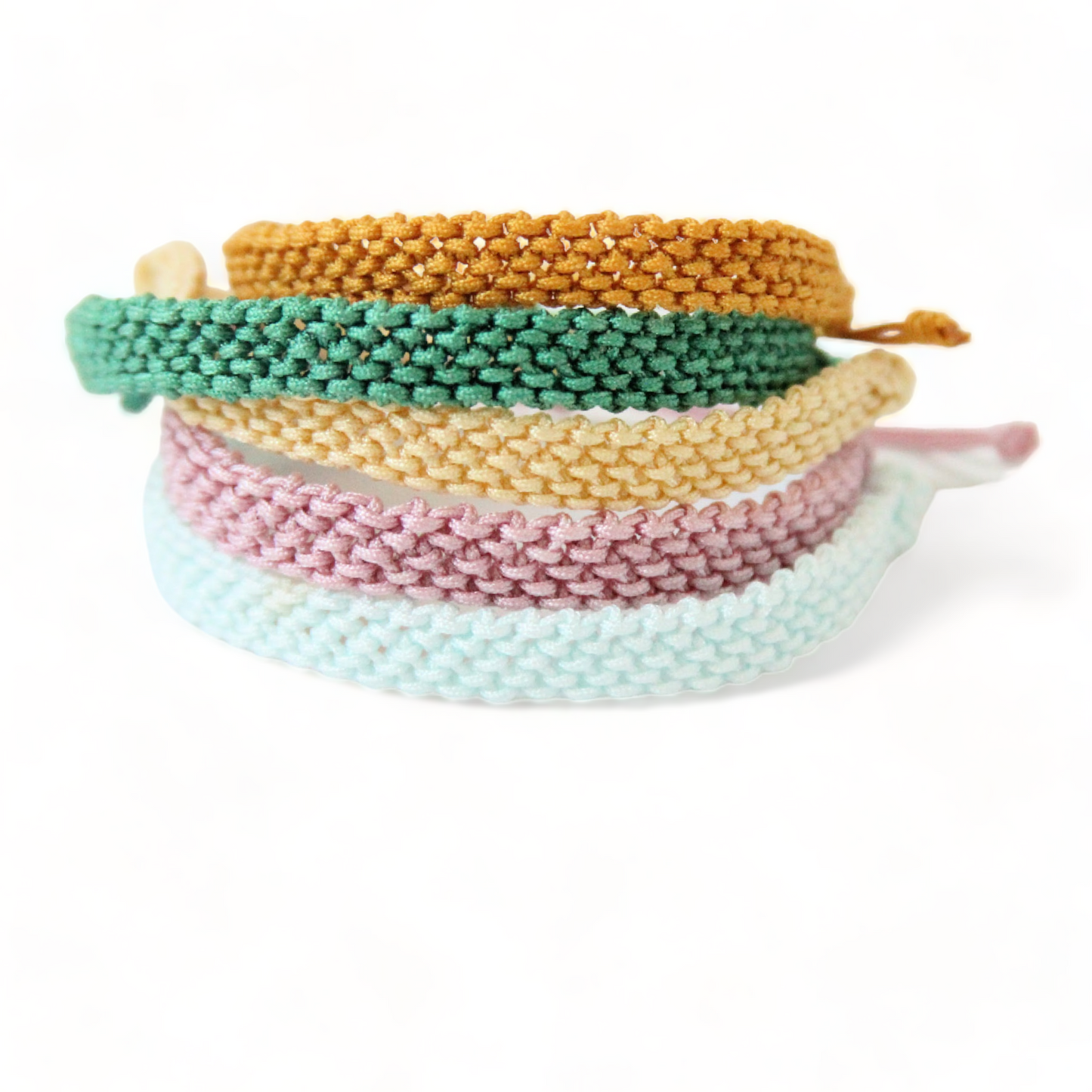 Boho Single Color Knotted Bracelet