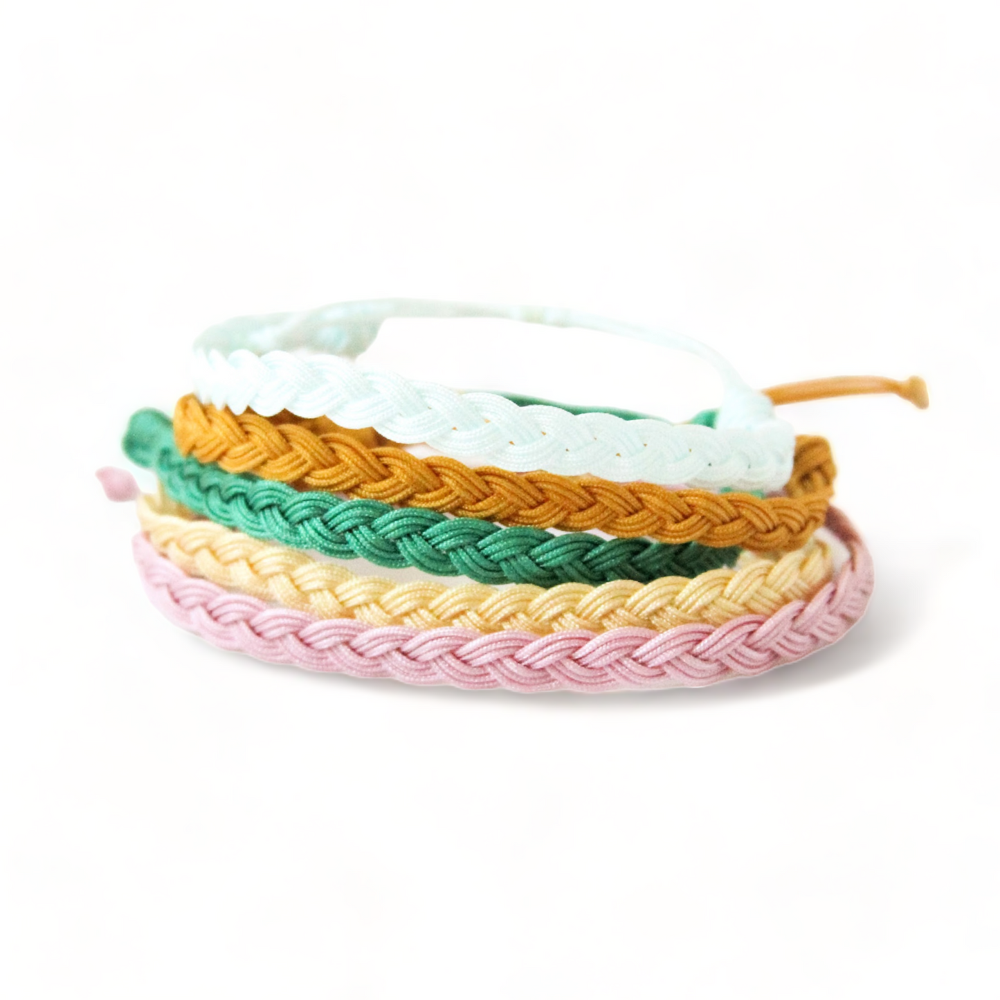 Boho Triple Strand Braided Bracelet