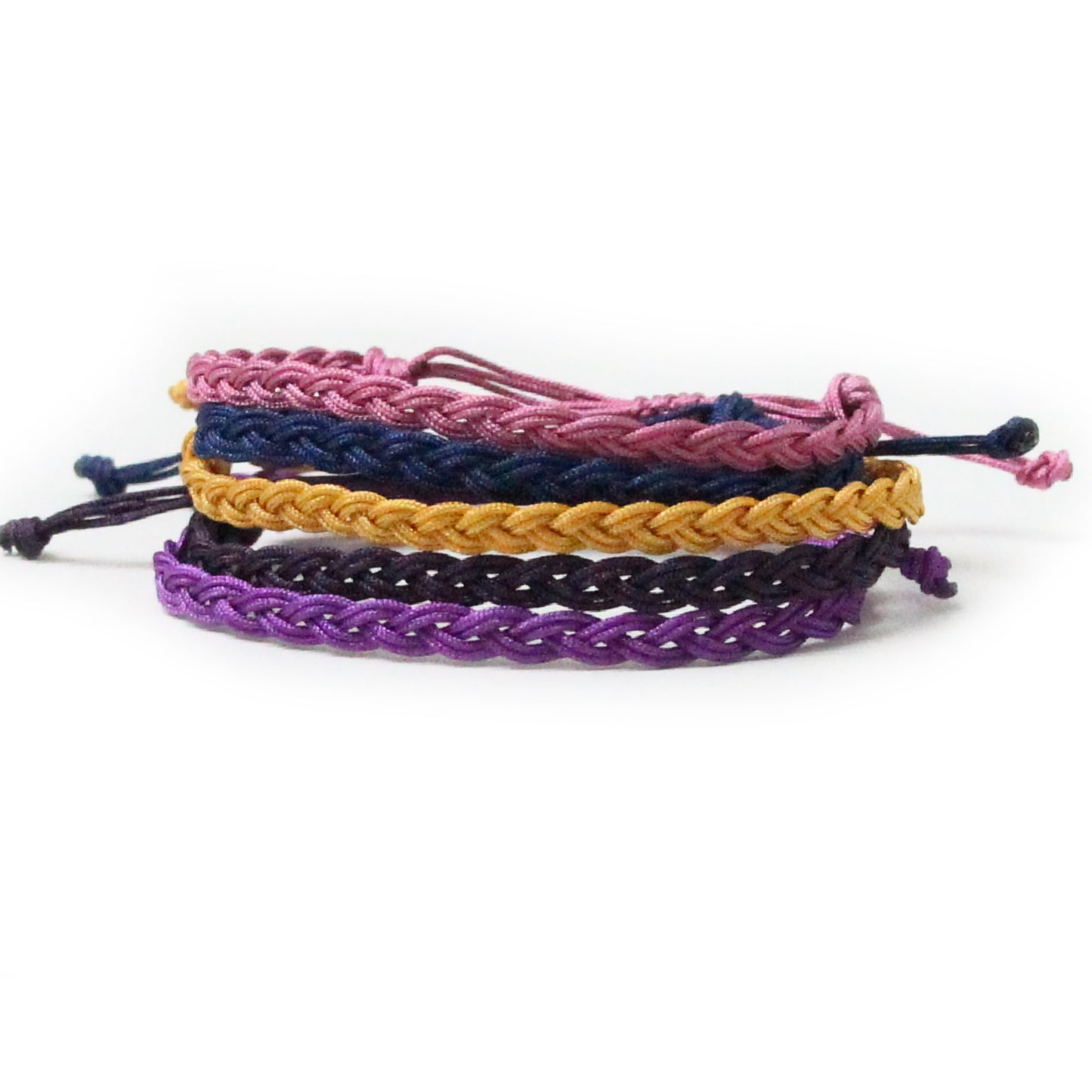 Celestial Single Color SKINNY Braided Bracelet