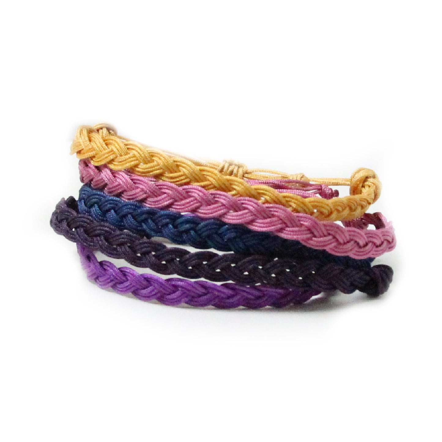 Celestial Triple Strand Braided Bracelet