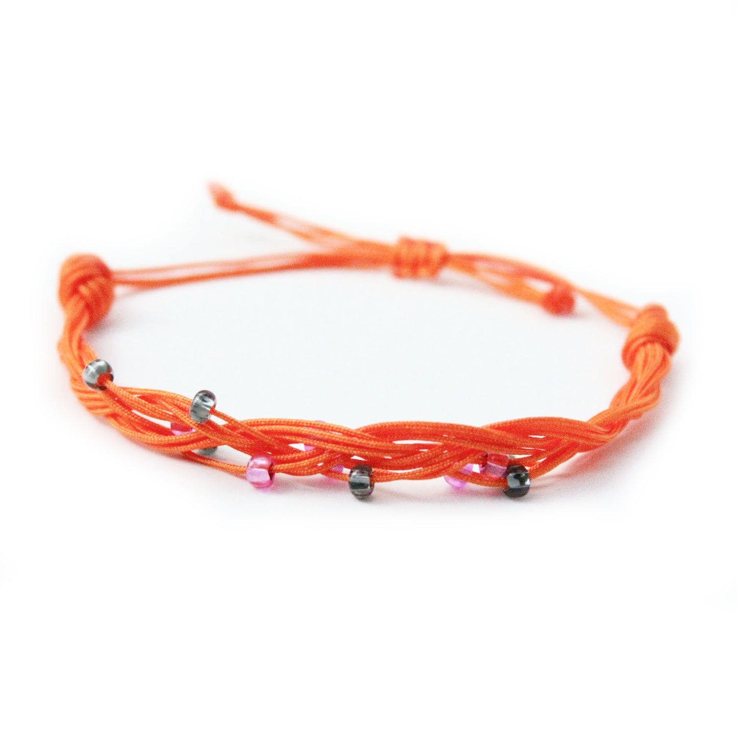 Halloween Beaded Braid Bracelet
