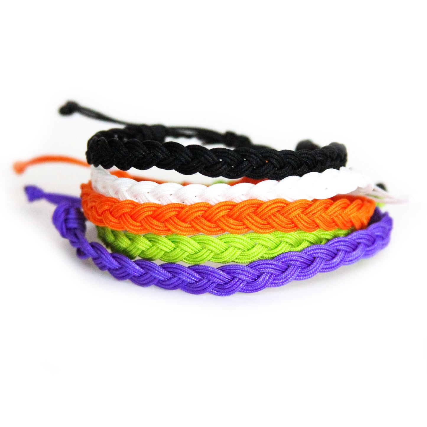Halloween Triple Strand Braided Bracelet