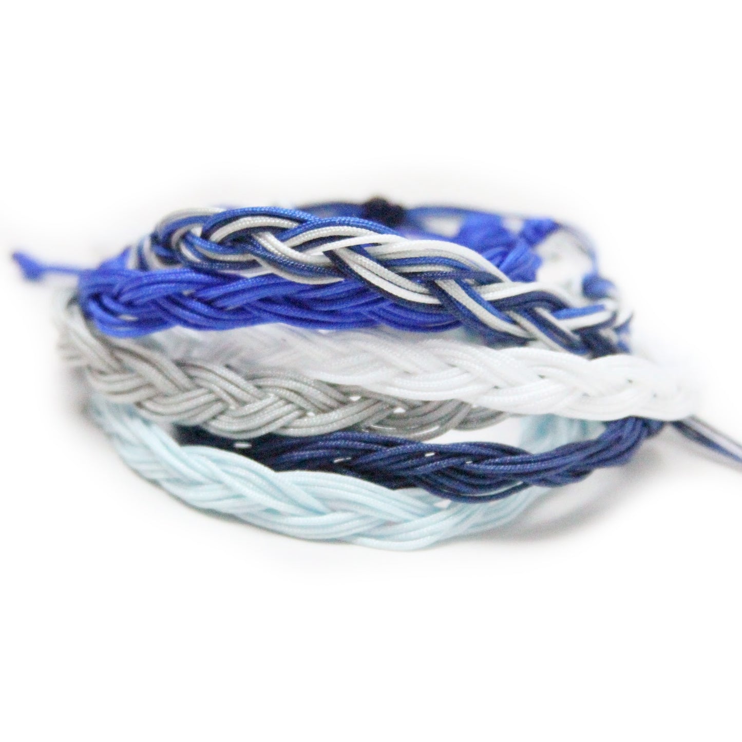 Let It Snow Messy Braid Bracelet