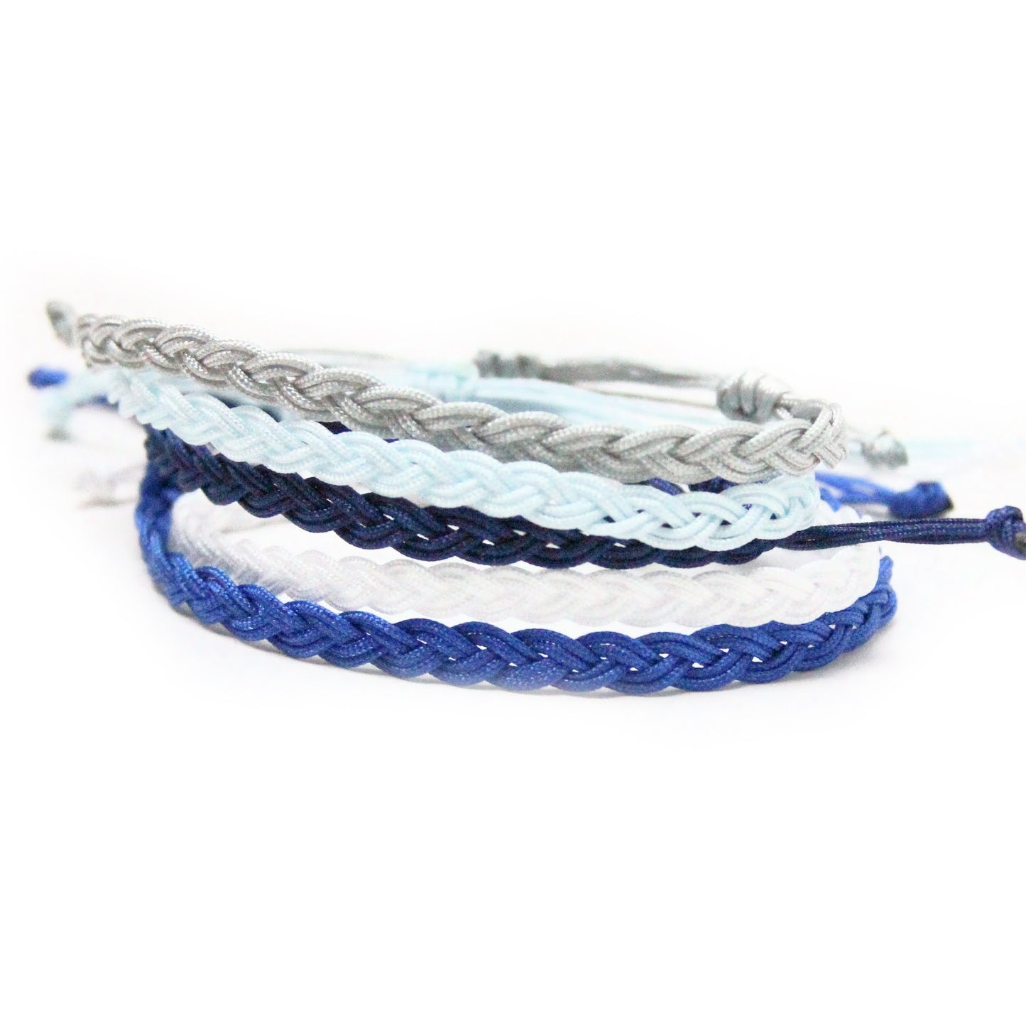 Let It Snow Single Color SKINNY Braid Bracelet