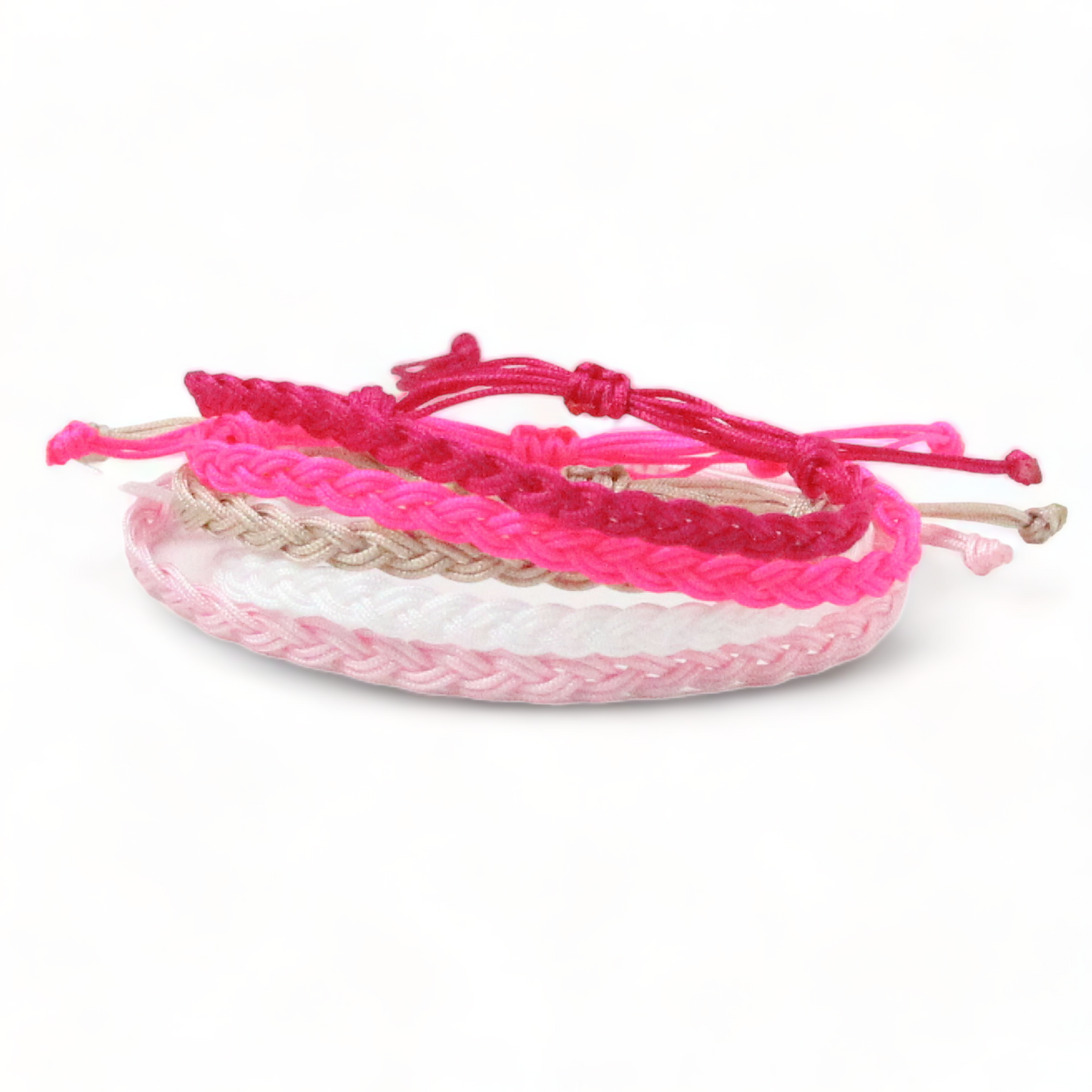 Love in the Air Single Color SKINNY Braided Bracelet