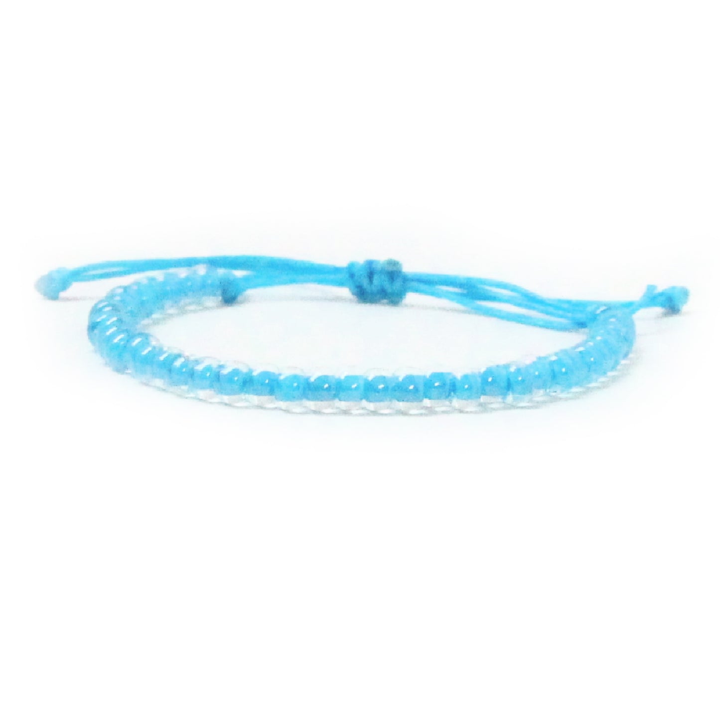 Neon Single Strand Beaded Bracelet