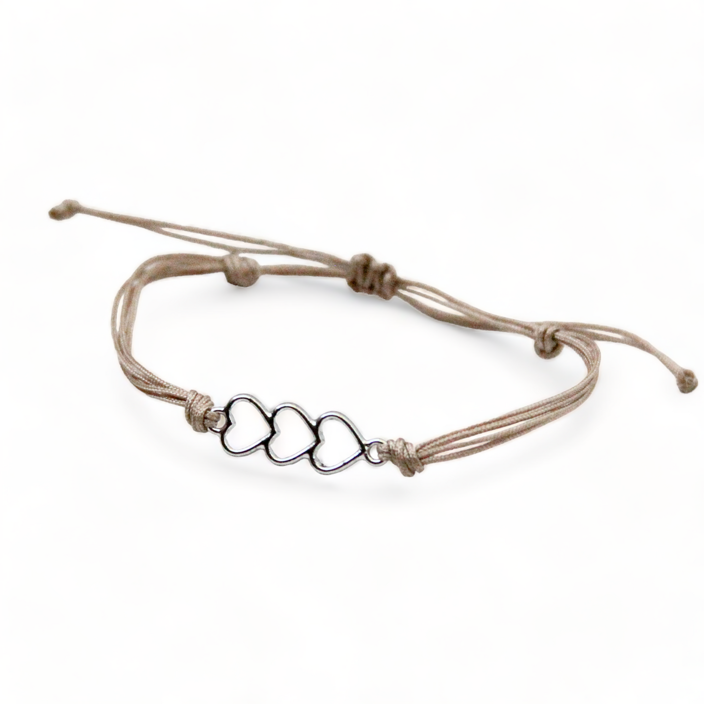 Triple Heart Connector Bracelet
