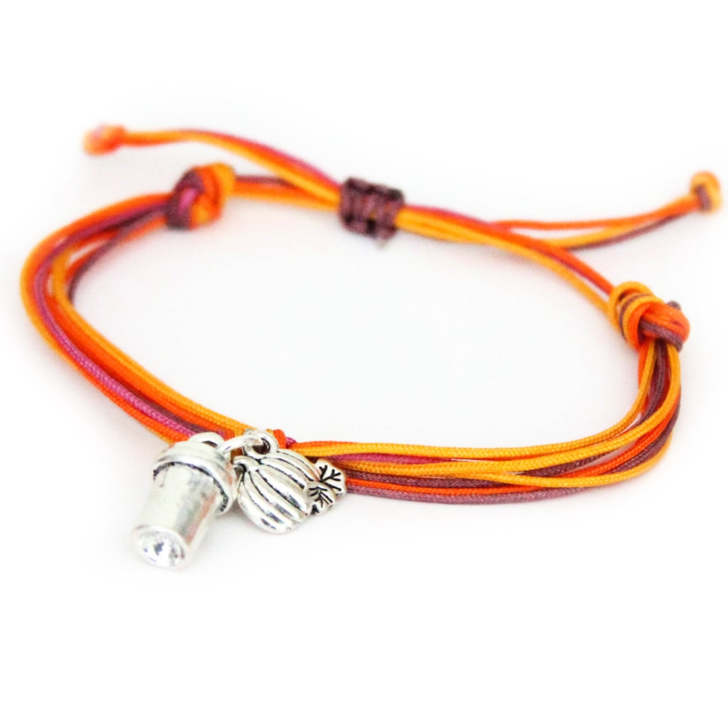Pumpkin Spice Charm Bracelet