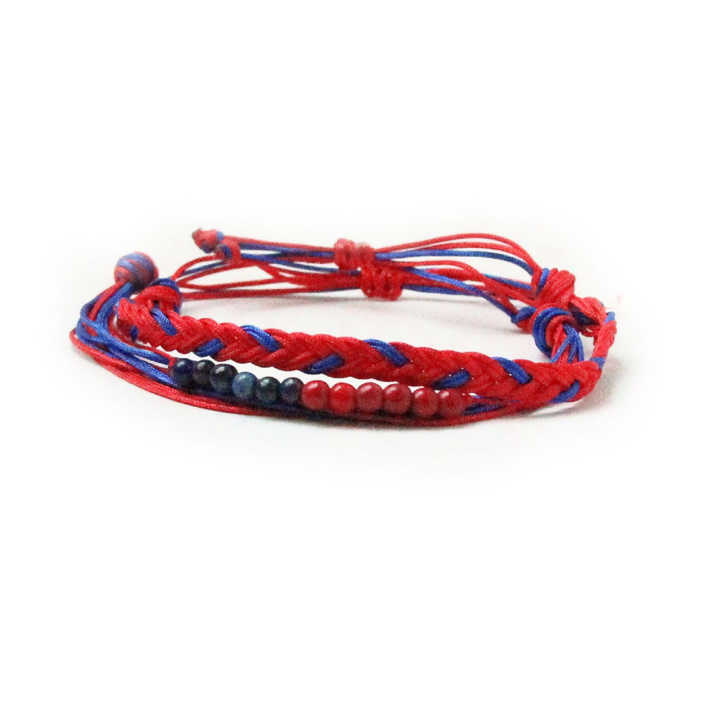 Red and Blue Awareness Bracelet