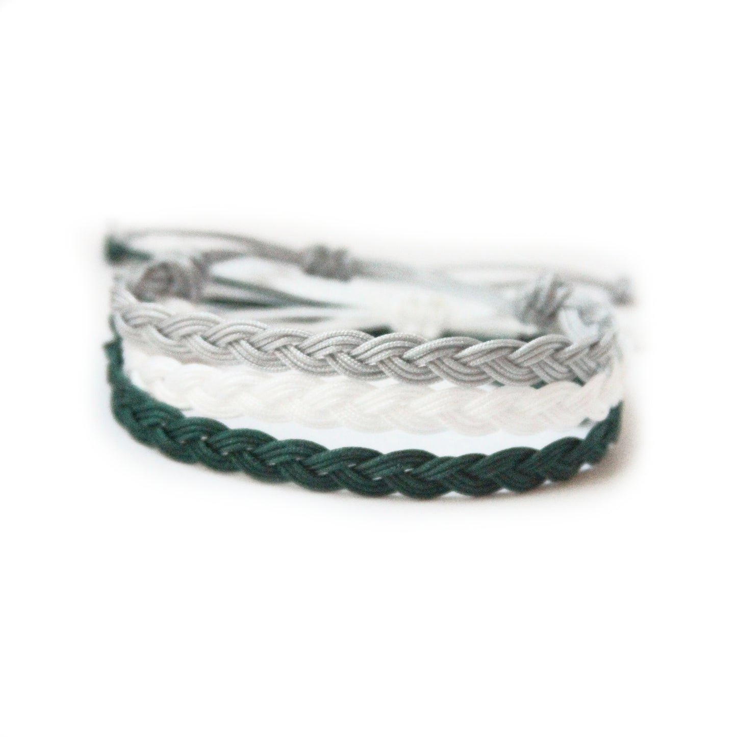 Delbarton Single Color Braid Bracelet
