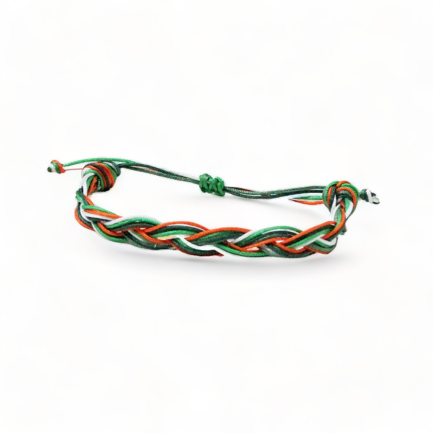 St Patricks Messy Braid Bracelet
