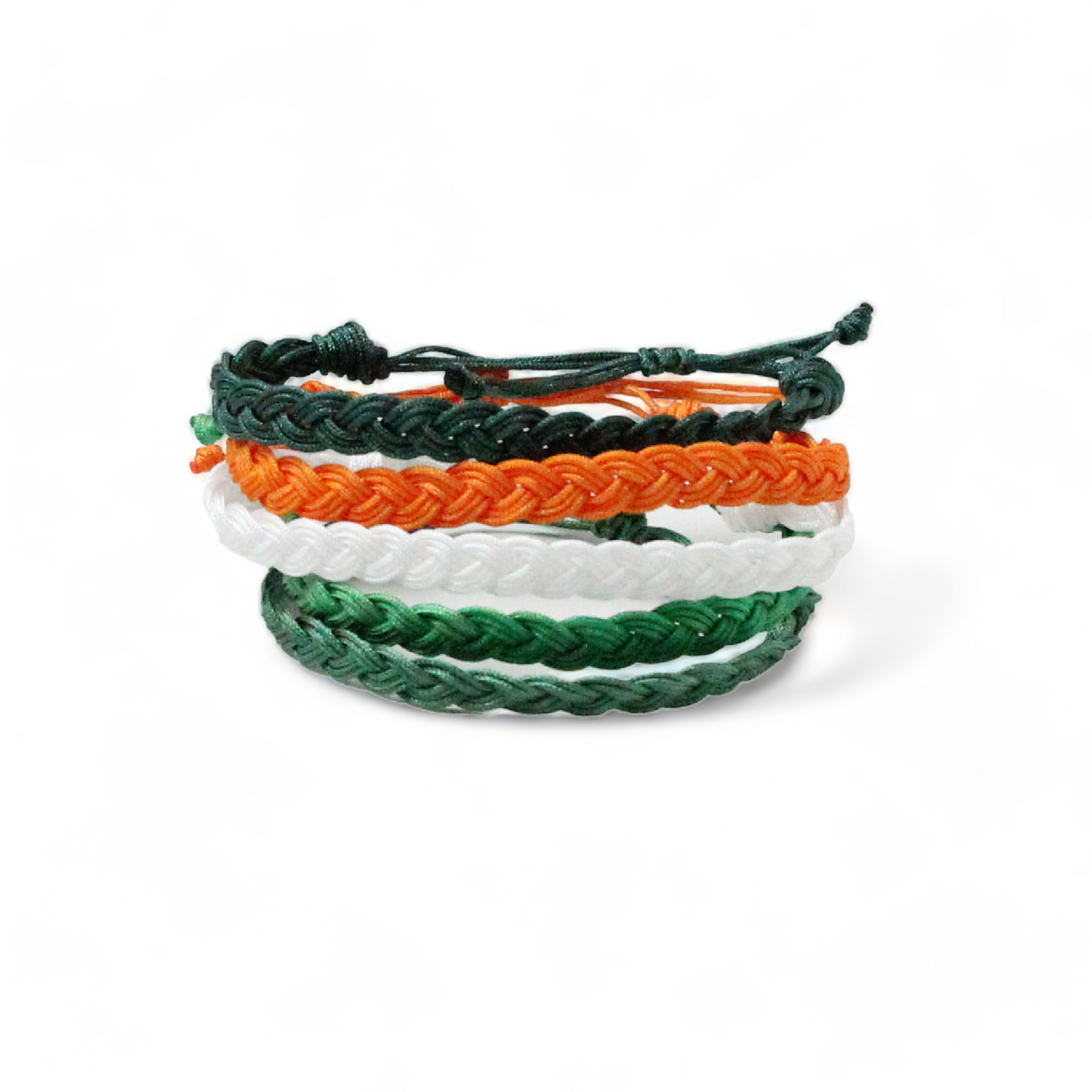 St. Patrick's Triple Braid Bracelet