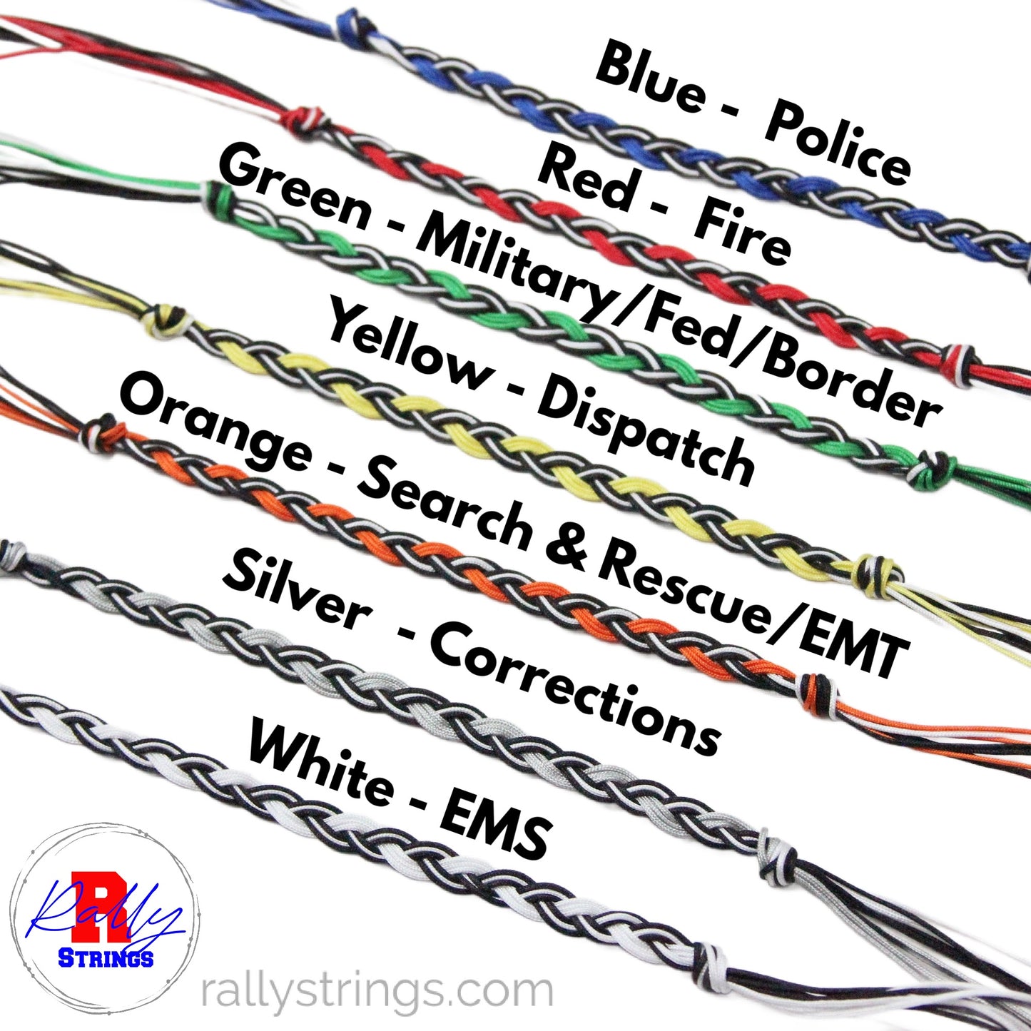 Thin Line First Responders Awareness Bracelets