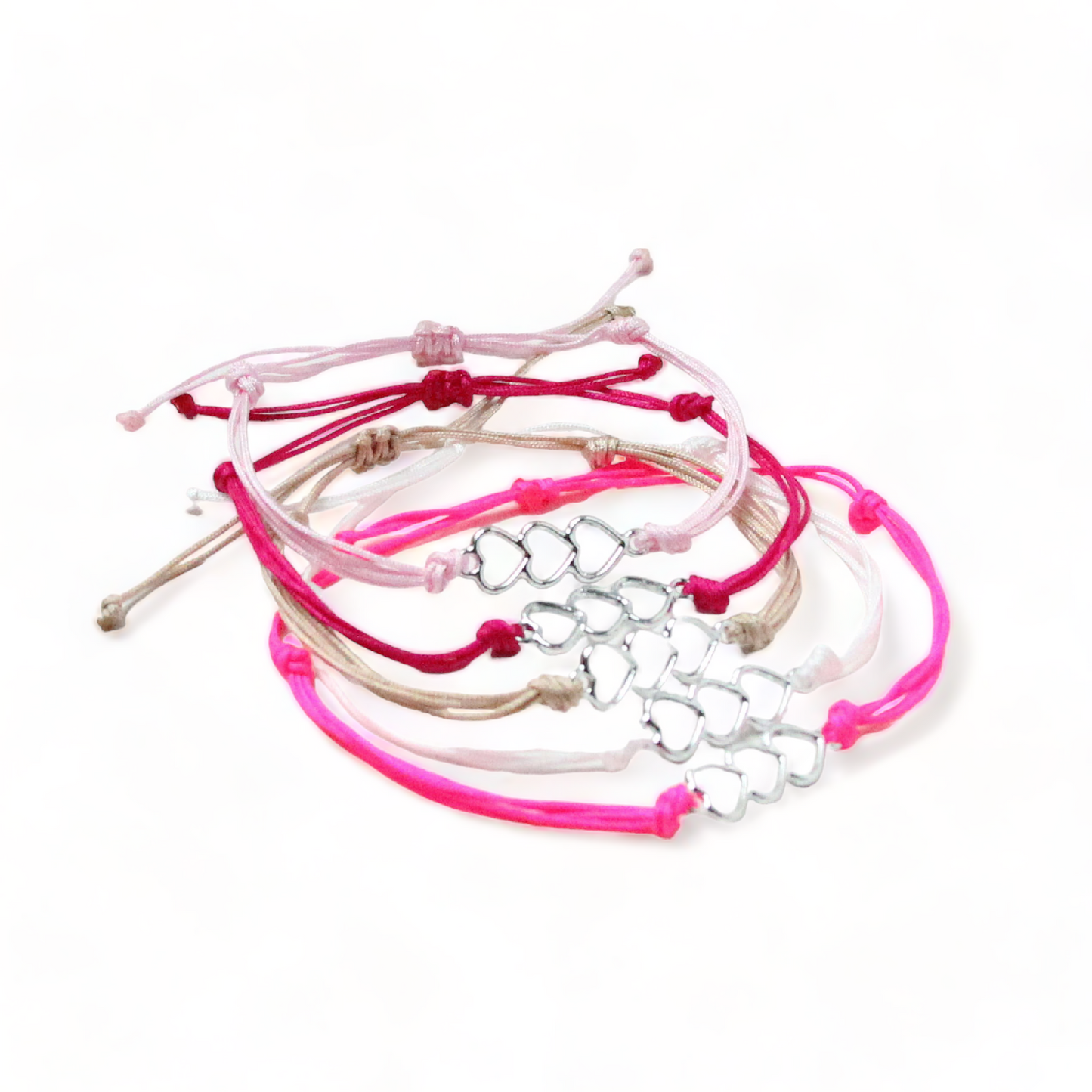 Triple Heart Connector Bracelet