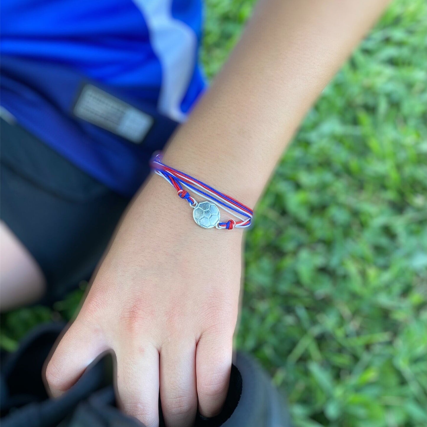 Soccer Ball Bracelet
