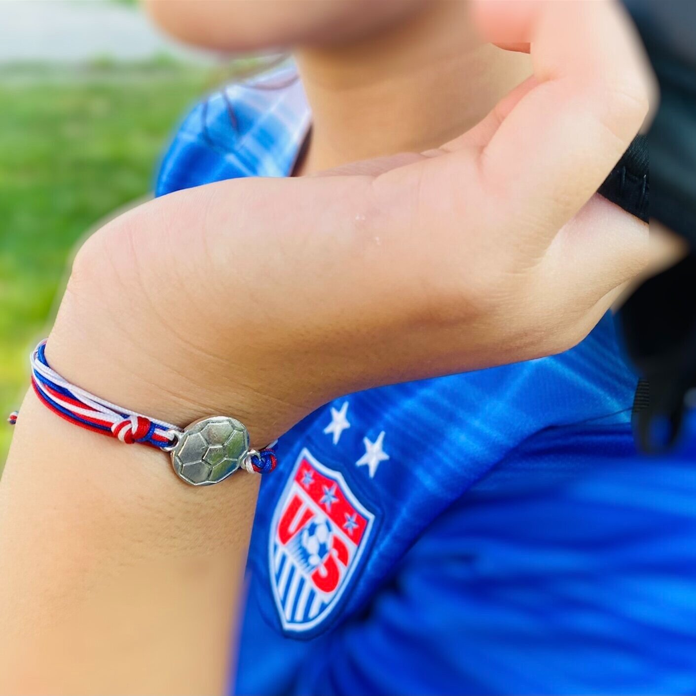 Soccer Ball Bracelet