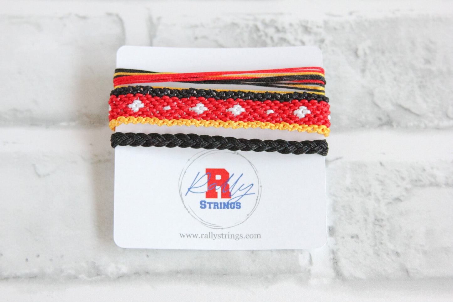 Magical Mouse Bracelet Set - Red, Black, and Gold