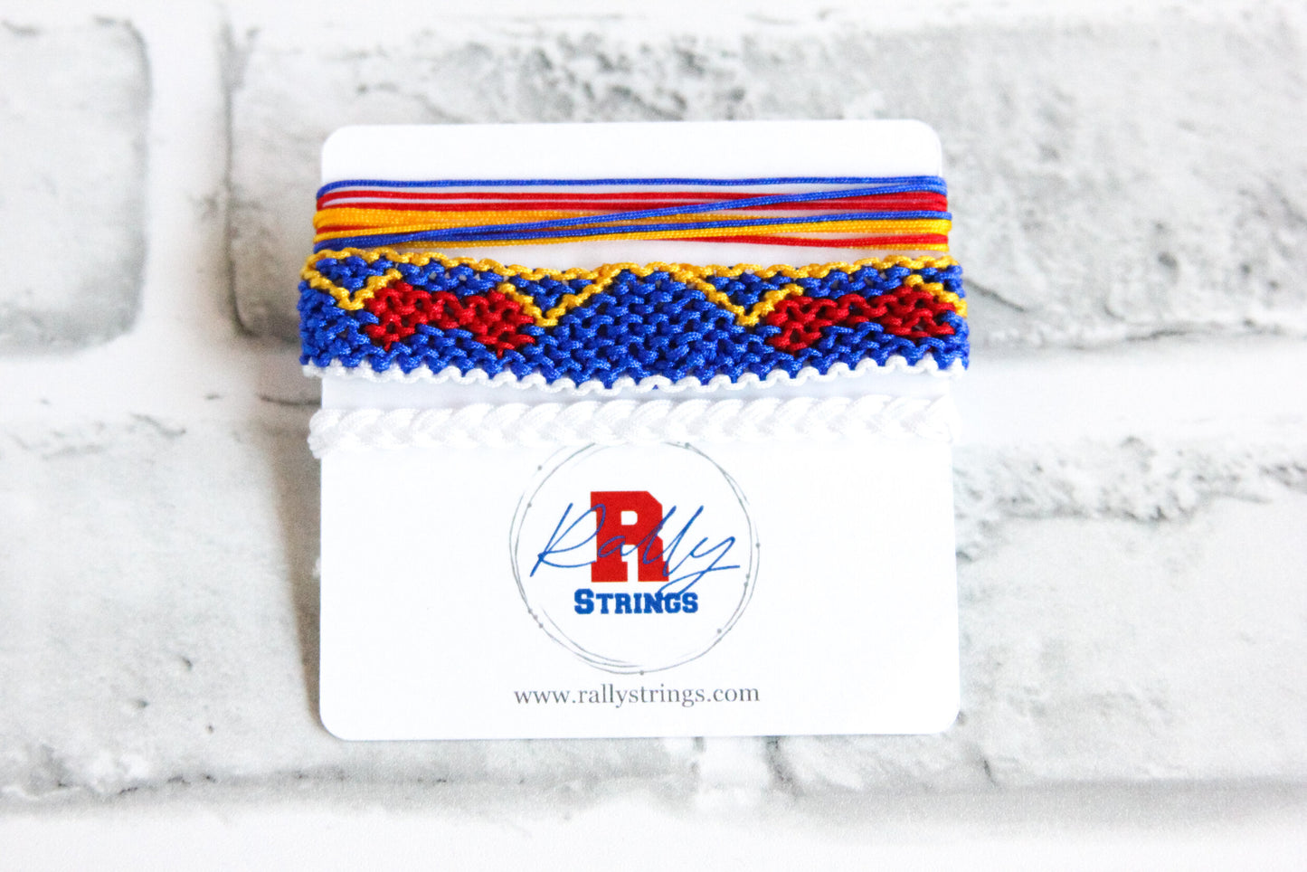 Donald Bracelet Set - Red, Blue, and Gold