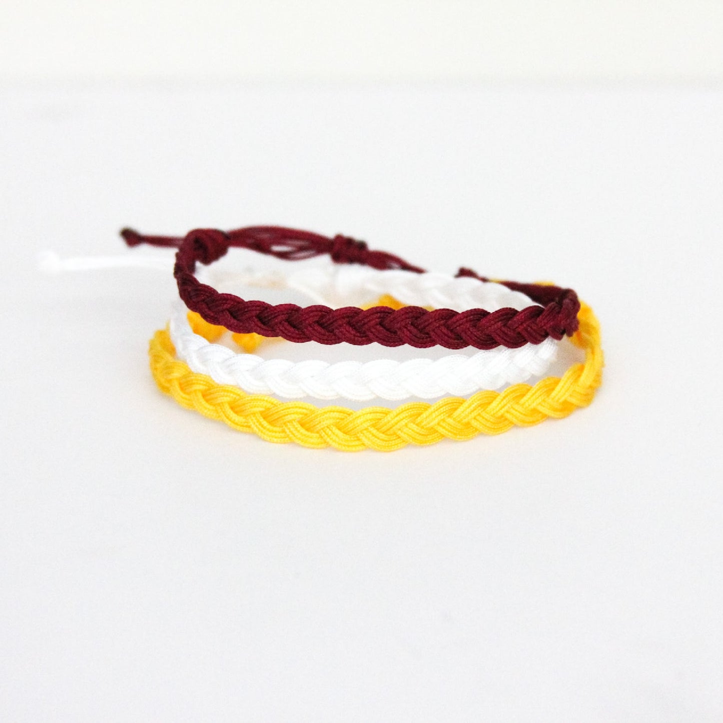 Frankfort Tigers Braided Bracelet Set