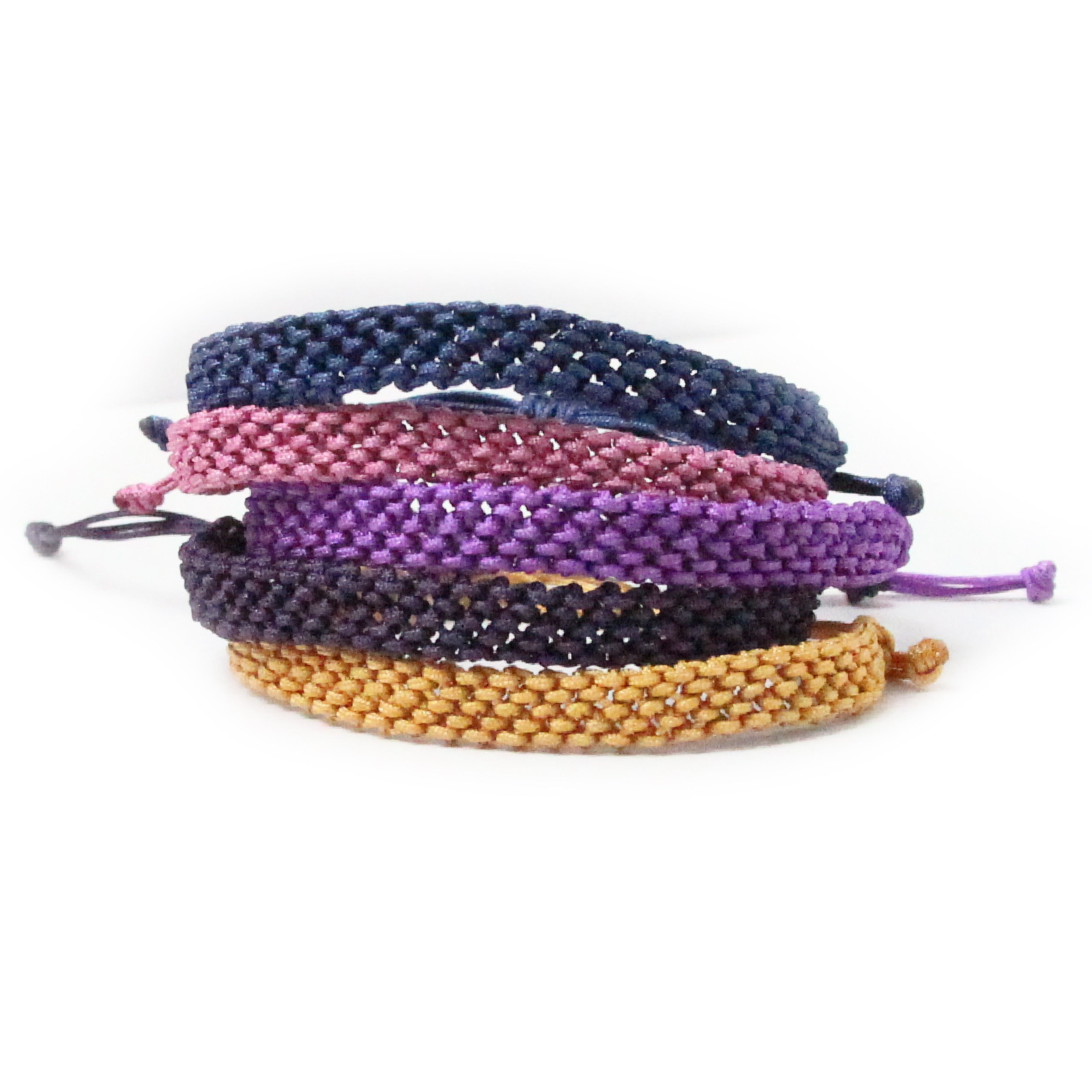 Celestial Single Color Knotted Bracelet – rallystrings