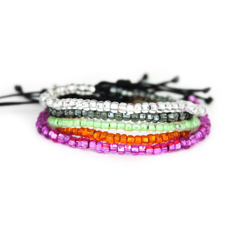 Halloween Beaded Bracelet