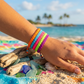 Neon Triple Strand Braided Bracelet