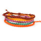 Pumpkin Spice Single Color SKINNY Braid Bracelet