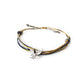 Dark Blue, Gray, and Bronze Wizard House Bracelet