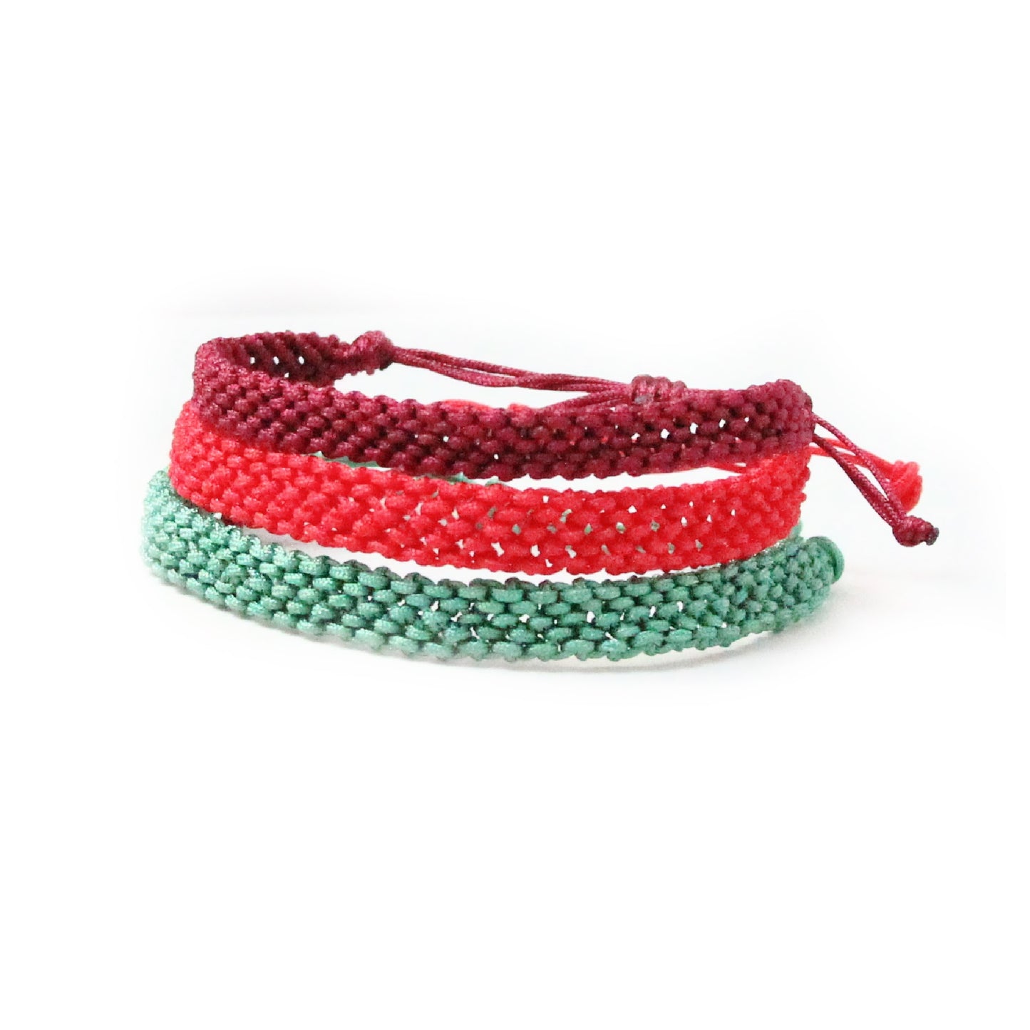 Red Rose Single Color Knotted