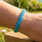 Neon Triple Strand Braided Bracelet