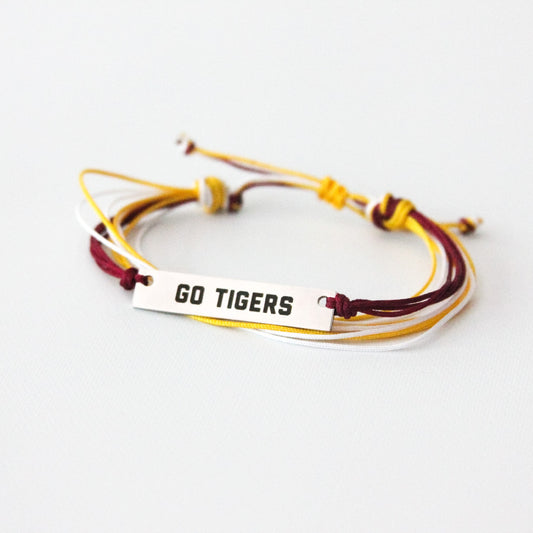 Frankfort Tigers Bar Charm Bracelet