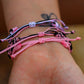 Magical Girl Mouse Bracelet Set - Pink, Black, and White
